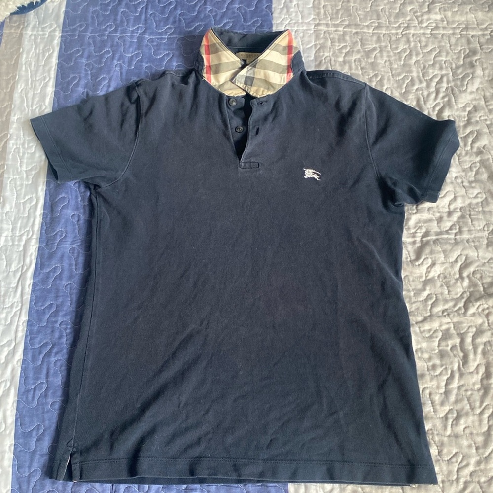 Burberry Navy Polo